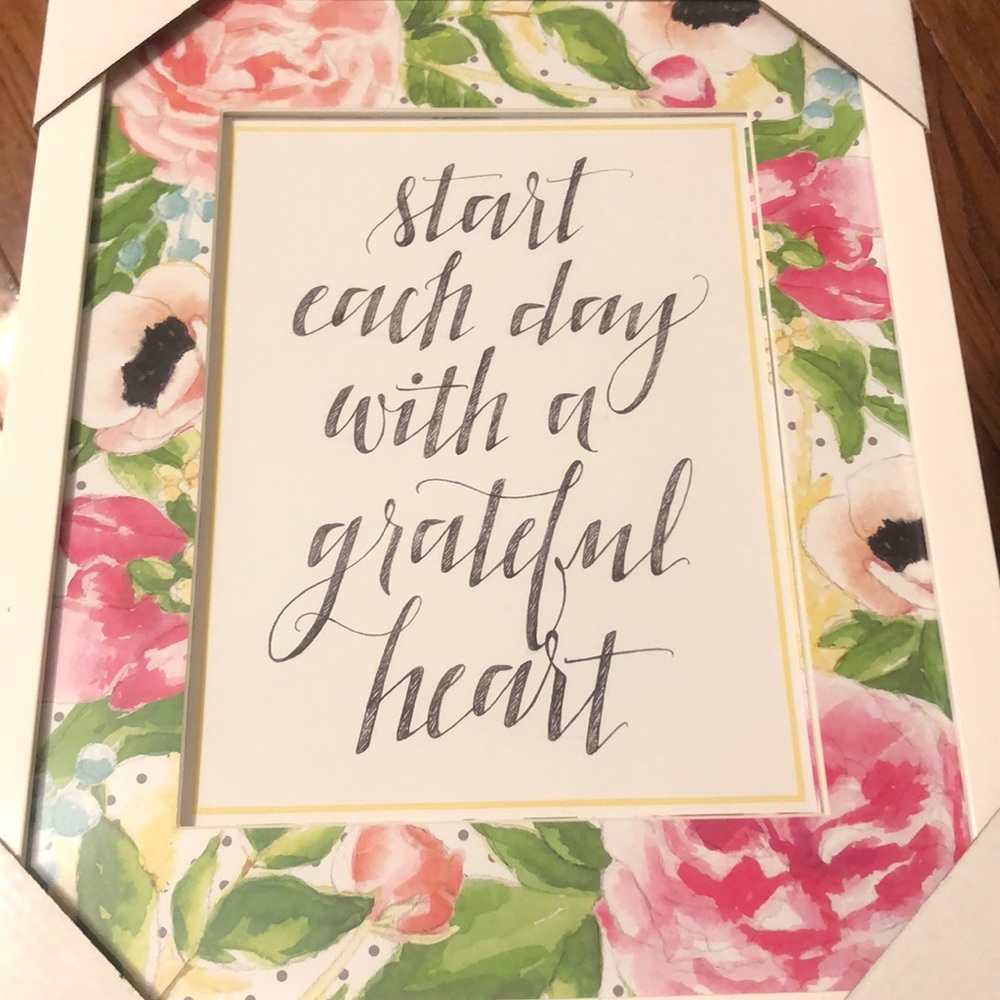 Framed Quote Wall Art